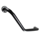 Grab Bar - Angle 18 1/8" Matte Black with Chrome