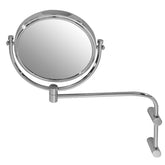 Circular Swing Mirror - 7 7/8" Dia. - 7x Magnification - Chrome