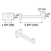 SPARE Paper Holder - Chrome