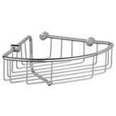 Wire Corner Basket Chrome