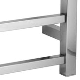 8 Bar Towel Ladder - Square Bar Polished Stainless