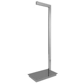 Floor Stand Paper Holder - Square Bar Chrome