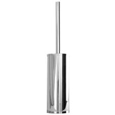 Round Bowl Brush and Holder - Chrome