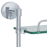 Boutique Triple Glass Shelf - Chrome