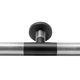 Draft Knurled 36" Safety Bar (ADA) - Matte Black with Chrome