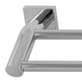 Hero Extended Double Towel Bar - Chrome