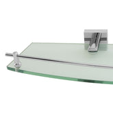 Hero Single Glass Shelf - Chrome - Box 2 of 2