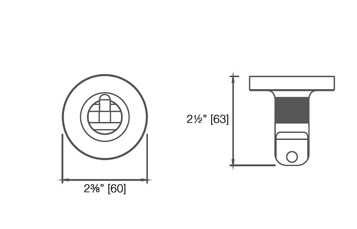 Draft Robe Hook - Chrome