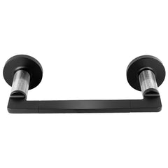 Draft Pivot Paper Holder - Matte Black with Chrome