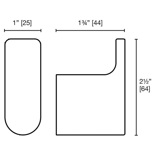 Eaton Robe Hook - Chrome