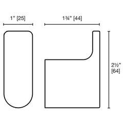 Eaton Robe Hook - Chrome